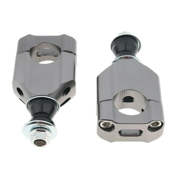 2pcs Motorcycle Front HandleBar Fat Bar Mount Clamps Riser Dirt Bike ATV 22mm 1 1/8' Motorcycle HandleBar Clamp Adaptor