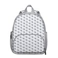 thumbnail image 1 of Forest Bear Student Backpack – Brown Polar Bear Cartoon Print With Cute Wild Hunting Winter Pattern, 1 of 1