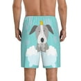 thumbnail image 5 of Cauagu Dog In Bathtub Print Pajama Bottoms for Men Sleep Pajama Shorts Elastic Waistband Sleep Pajama Short Men's PJ Shorts -XX-Large, 5 of 6