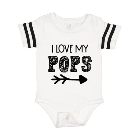 

Inktastic I Love My Pops with Arrow Gift Baby Boy or Baby Girl Bodysuit