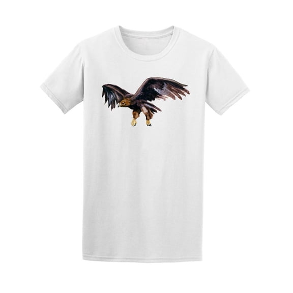 Watercolor Attacking Eagle Tee Men's -Image by Shutterstock
