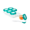 thumbnail image 4 of OXO Tot - Plastic Baby Blocks - Freezer Storage Containers - Teal, 4 of 5