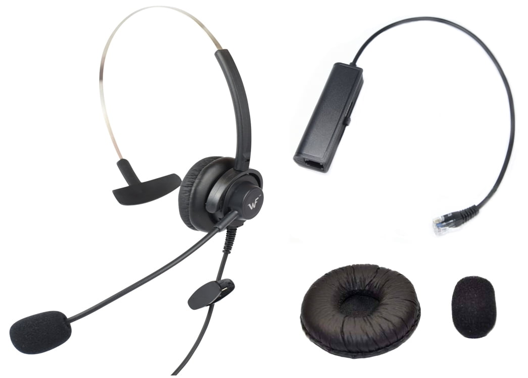 Plantronics SupraPlus HW261 Wideband Binaural Headset for sale online 