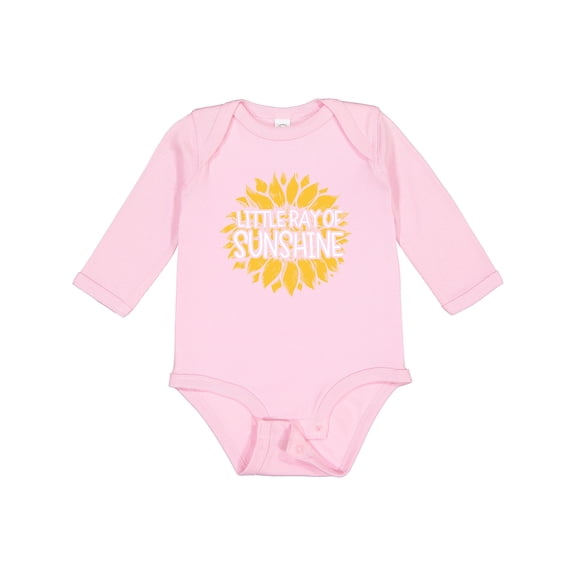 Inktastic Little Ray of Sunshine Boys or Girls Long Sleeve Baby Bodysuit