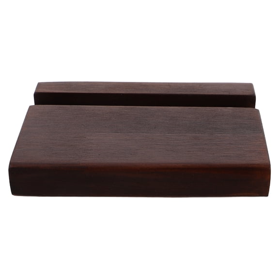 LOLIPPYY Decorative Wooden Smartphone Holder Brown Solid Wood Desk Stand for Mobile Devices