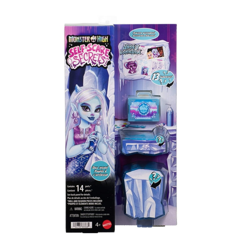 Monster High Self-Scare Secrets Abbey Bominable Fashion Doll with 13  Realistic Accessories - Walmart.com