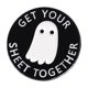 thumbnail image 1 of Broche de fantasma EZLIFE con temática de Halloween, 1 of 7