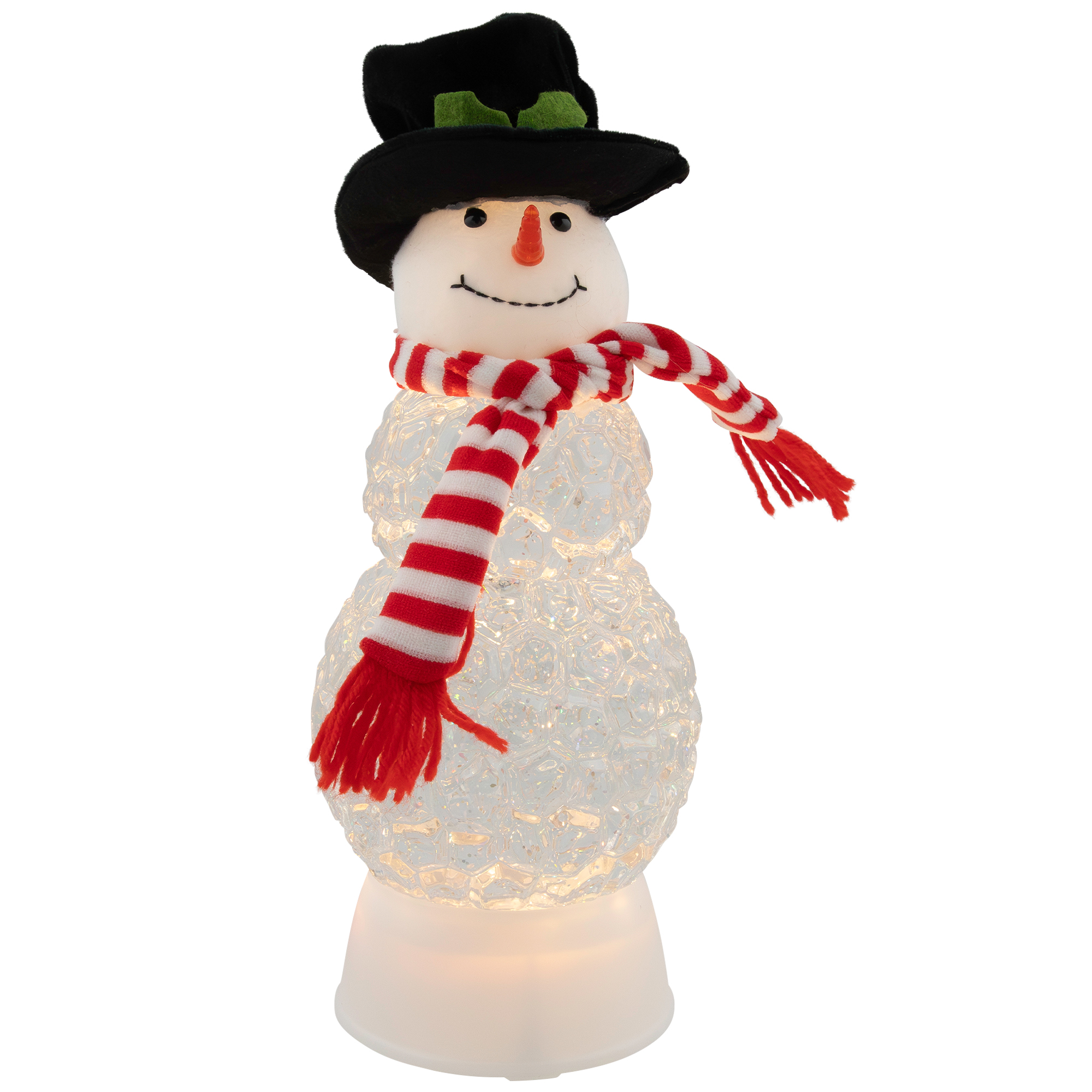 LED Lighted and Musical Snowman Christmas Snow Globe - 12"
