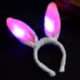 thumbnail image 2 of Led Bunny Headband Rabbit Ear Headbands Rabbit Hair Hoop Light Up Headwear, 2 of 4