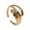 Golden, variant on Women Finger Ring, Minimalist V-Shaped Geometric Shape, Adjustable Fit Open Ring Stainless Steel Texture Stacking Thin Ring Jewelry Gift