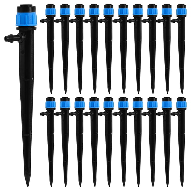 Shisuyan 50pcs Drippers For Drip Irrigation Drip System Parts Drip Irrigation Stakes Garden Drip Irrigation Drip Irrigation Emitters Watering System For Garden