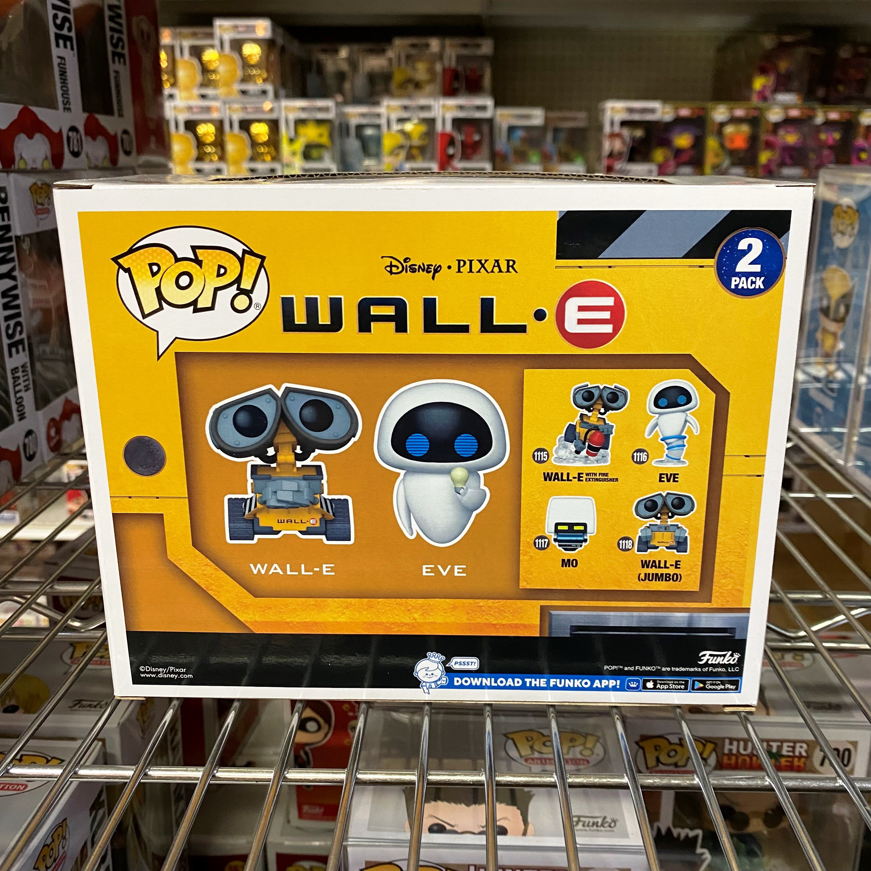 øretelefon Ledelse udpege Funko POP! Disney Pixar Wall-E & Eve 2-Pack Target Exclusive - Walmart.com