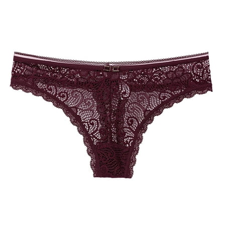 

Akiihool Plus Size Underpants for Women Women s Briefs Underwear Cotton High Waist Tummy Control Panties Rose Jacquard Ladies Panty (RD2 XL)