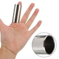 thumbnail image 4 of 2pcs Guitar Sliders Glass Stainless Steel Tube Slide Bass String Sliders for Musician Student, 4 of 8