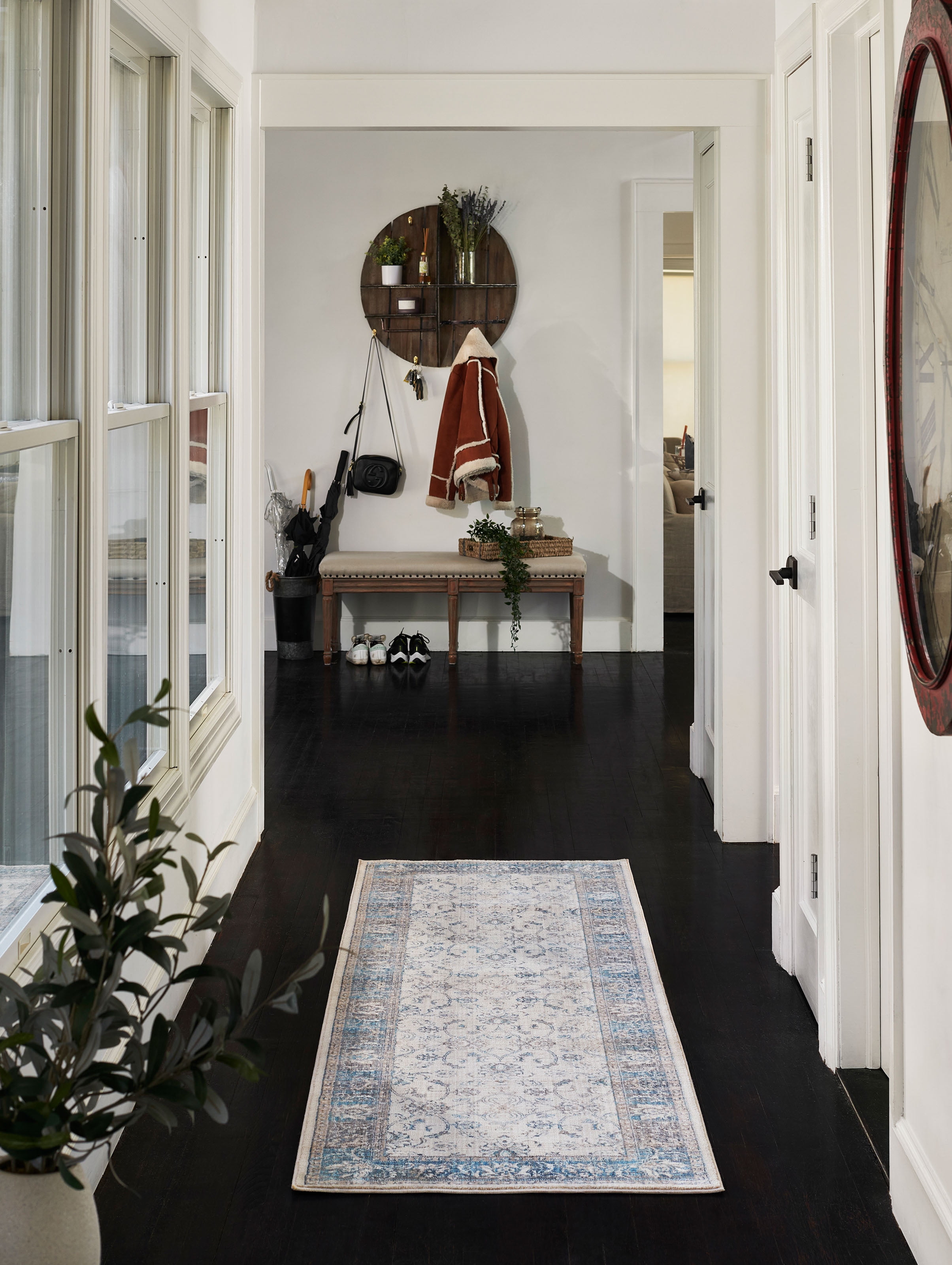 ECARPET Monet Traditional Runner Rug for Living Room, Bedroom, Dining Room, Entrance, Hallway and More.