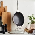thumbnail image 6 of Henckels Paradigm Ceramic 12-inch Stainless Steel Dual Performance Wok with Lid, 6 of 10