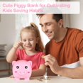 thumbnail image 4 of Unicornio Piggy Bank Play Tailor para niñas con pegatinas de bricolaje, 4 of 7