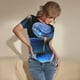 thumbnail image 3 of Balery Blue Viper Snake 2 Body de cuello redondo de manga corta para mujer Tops de manga corta Tops básicos-Large, 3 of 7