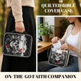 thumbnail image 4 of ZUXONGSY Skull Moon Flower Print Bible Case for Women Portable Bible Protector Large Handbag with Pen Slots Journal Case for Daily Use, 4 of 7