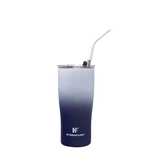 Hydraflow Capri 20oz Tumbler with Straw Triple Wall Vacuum