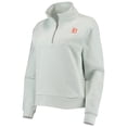 thumbnail image 2 of Women's The Wild Collective Light Blue Detroit Tigers Two-Hit Quarter-Zip Pullover Top, 2 of 4