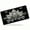 Metallic Lotus Design, variant on White Floral Sketch on Black Front License Plate, Metal License Plate, Funny Standard Plates Personalized Novelty Decorative For Men/Women/Boys/Girls Car 6×12 3 Inch