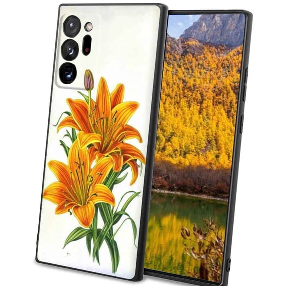 Compatible with Samsung Galaxy Note 20 Ultra 5G Phone Case, lily-flowers-99-43 Case Silicone Protective for Teen Girl Boy Case for Samsung Galaxy Note 20 Ultra 5G