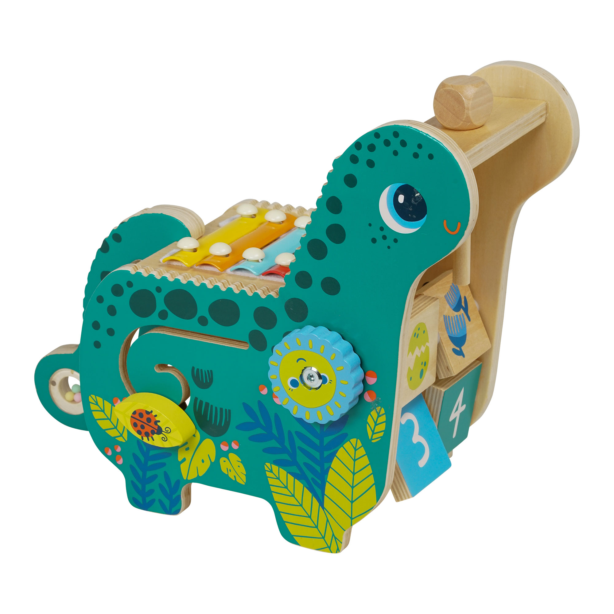 Manhattan Toy Musical Diego Dino Wooden Instrument Toy photo 1
