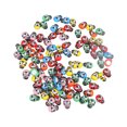 thumbnail image 1 of Wooden Animal Buttons, Adhesive Cute 100pcs DIY Cartoon Buttons Rounded Multipurpose Beautiful  For Clothes For Crafts, 1 of 7