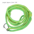 thumbnail image 4 of 8ft Heavy-Duty Boat Mooring Rope, Yellow & Green Polyethylene Dock Line with Built-in Bungee, 2000lb Tensile Strength - Shock-Absorbing Rope with Ring & Slider for Easy Docking, Ideal for Yachts,, 4 of 7