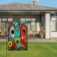 thumbnail image 3 of Amhnf Colorful Birdhouses And Cardinals Garden Flag For Home Outdoor Garden Yard Decor 12x18 inch, 3 of 5