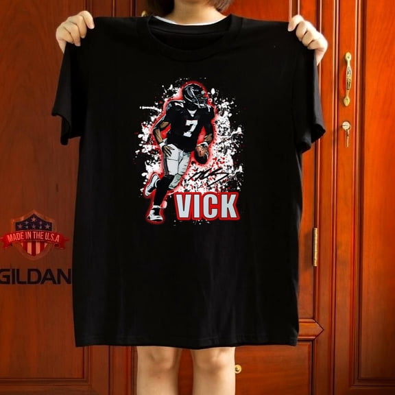 Michael Vick 2 Classic Tee Falcons Football Shirt Sport Fan Graphic Tee,for unisex up to 5XL