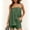Army Green, variant on Wovilon Women's Two Piece Cotton Linen Set Spaghetti Strap Tank Top and Shorts with Pockets Casual Summer Vacation Outfit