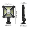 thumbnail image 3 of TERGAYEE Solar Outdoor Lights，Motion Sensor Solar Powered Lights IP65 Waterproof,Wall Security Lights for Fence Yard Garden Patio Front Door, 3 of 8