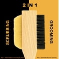 thumbnail image 4 of Cepillo limpiador de zapatos Wilkins Suede Yellow Rubber Gamuza Borrador, 4 of 6
