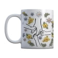 thumbnail image 1 of 2D Flowers Father Coffee Mug Father Ceramic Cup Best Gift' Mom Ever Q9W7, 1 of 8