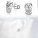 thumbnail image 4 of GOOHOCHY Pendientes de cristal con forma de búho para mujer (AKE001), 4 of 8
