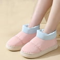 thumbnail image 4 of Women's Slippers House Bedroom Slippers For Women Fuzzy Comfy Lined Slide Shoes Autumn Winter House Footwear Warm Casual Slippers Christmas Gift, 4 of 6
