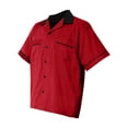 thumbnail image 2 of Hilton GM Legend Bowling Shirt, Red & Black, Small, 2 of 5