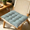 thumbnail image 4 of Plaid Thickened Chair Cushion, Washable Checkered Seat Pad for Dining Chair, Kitchen, Home Office, Bench and Everyday Indoor Seating, 4 of 6