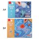 thumbnail image 4 of Kit de pintura marmolada para arte, juego de pintura al agua, regalo de seguridad para niñas y niños, 6/12 piezas, 6 colores, 4 of 5