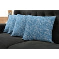 thumbnail image 2 of Ambesonne Ocean Throw Pillow Cover 4 Pack, Monochrome Shells Corals, 20", Azure Blue White, 2 of 6