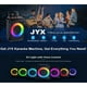 JYX Chant Karaoké Machine, Haut-Parleur de Karaoké Portable Bluetooth avec 2 Microphones, Haut-Parleur de Fête Système de PA Karaoké avec DJ Light TWS/REC/Radio – image 3 sur 8