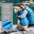 thumbnail image 4 of Kurgo Loft Dog Jacket, Chili Red/Charcoal, Large | Reversible Dog Coat, Great for Cold Weather, Water-Resistant, Lightweight, Reflective Trim, 2-Way Zipper to Access Harness, 4 of 8