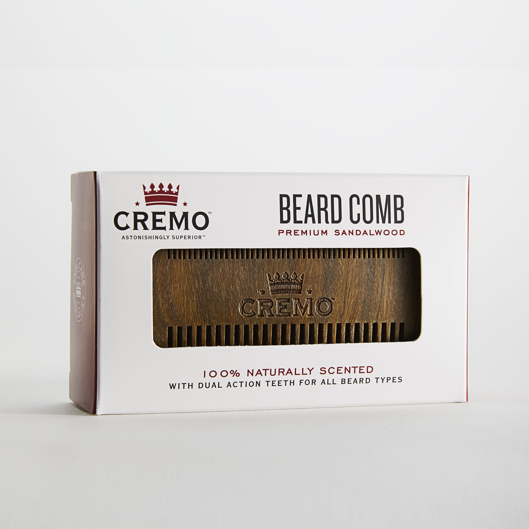 Cremo Beard Comb, Perfect for Styling Beard and Mustache of all Lengths -  Walmart.com