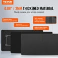 thumbnail image 2 of VEVOR Poker Table Top 70 x 35 Inch Poker Mat 6-8 Players Foldable with Bag Black, 2 of 9