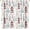 Xmas-2, variant on Christmas Window Curtains, Xmas Tree Winter Snowflake Pattern Window Treatments Drapes for Bedroom Living Room Kitchen 84x84in (Blackout)