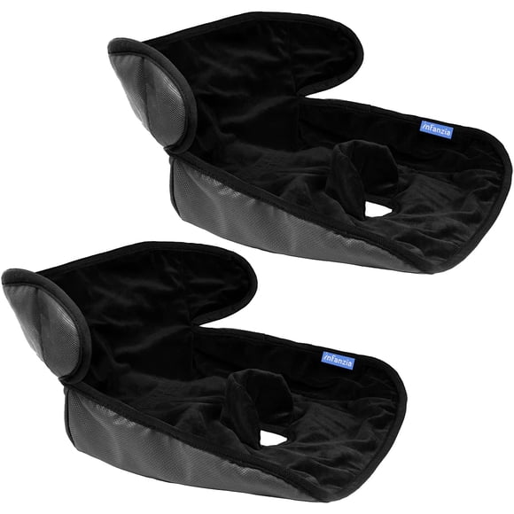 Protector de asiento de coche INFANZIA Dry Seat, impermeable, negro, paquete de 2