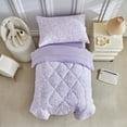 thumbnail image 3 of Juego de Ropa de Cama para Niña JHXHMX Floral con Edredón Morado, 3 of 7