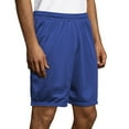 thumbnail image 3 of Hanes Mens Sport Mesh Pocket Shorts, L, Surf The Web, 3 of 4